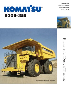 Самоскиди із жорсткою рамою Komatsu 930E-3SE
