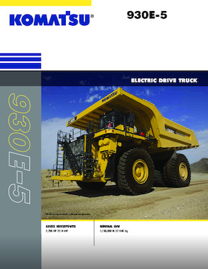 Самоскиди із жорсткою рамою Komatsu 930E