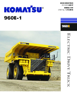 Самоскиди із жорсткою рамою Komatsu 960E-1