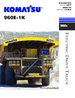 Самоскиди із жорсткою рамою Komatsu 960E-1K
