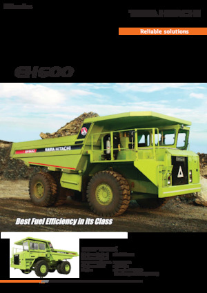 Самоскиди із жорсткою рамою Hitachi EH600