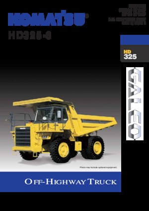 Самоскиди із жорсткою рамою Komatsu HD325-6