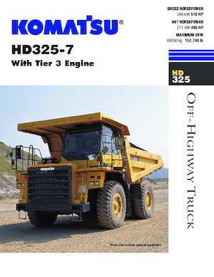 Самоскиди із жорсткою рамою Komatsu HD325-7