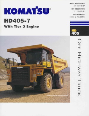 Самоскиди із жорсткою рамою Komatsu HD325-7