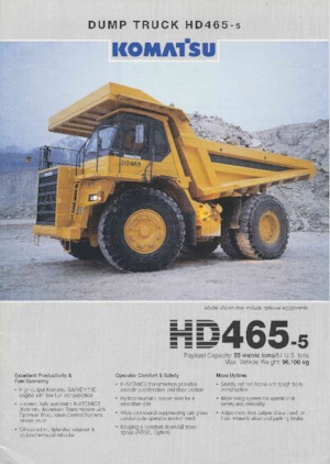 Самоскиди із жорсткою рамою Komatsu HD465-5