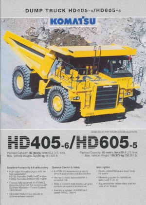 Самоскиди із жорсткою рамою Komatsu HD405-6