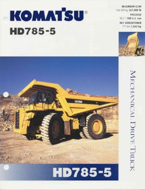 Самоскиди із жорсткою рамою Komatsu HD785-5