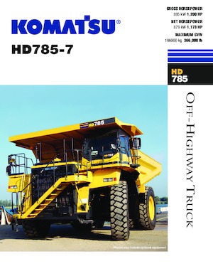 Самоскиди із жорсткою рамою Komatsu HD785-7