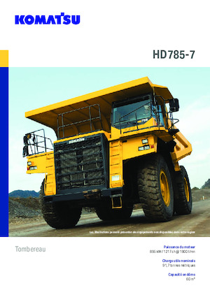 Самоскиди із жорсткою рамою Komatsu HD785-7