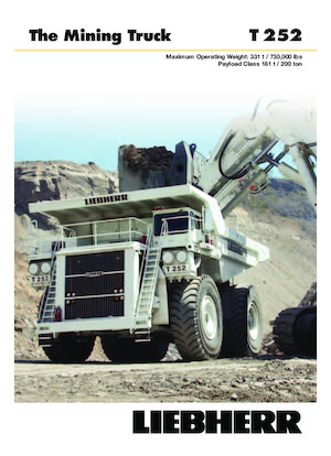 Самоскиди із жорсткою рамою Liebherr T 252