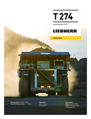 Самоскиди із жорсткою рамою Liebherr T 274
