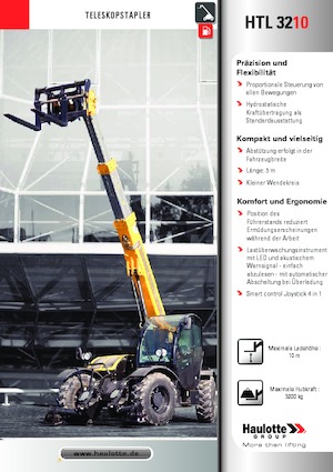 Телескопічні навантажувачі Haulotte HTL3210