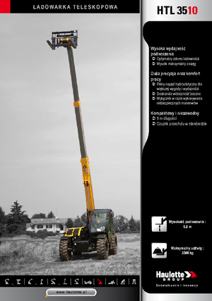 Телескопічні навантажувачі Haulotte HTL3510