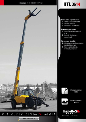 Телескопічні навантажувачі Haulotte HTL3614