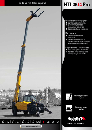 Телескопічні навантажувачі Haulotte HTL3614