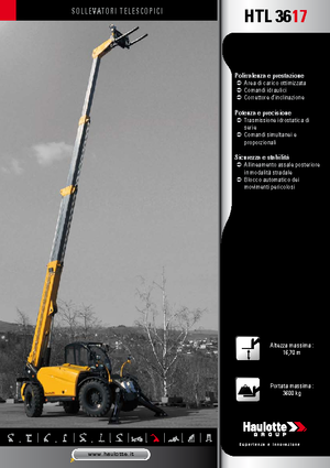 Телескопічні навантажувачі Haulotte HTL3617