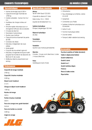Телескопічні навантажувачі JLG L 2906 H