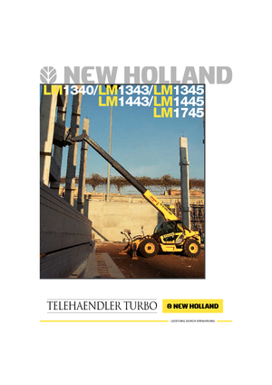 Телескопічні навантажувачі New Holland LM 1745 turbo