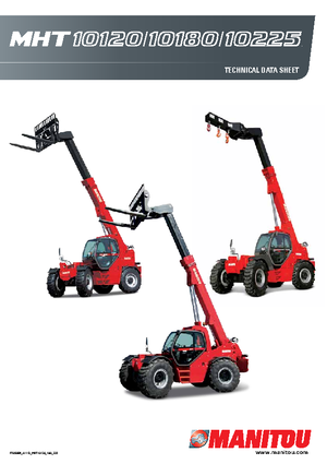 Телескопічні навантажувачі Manitou MHT 10180