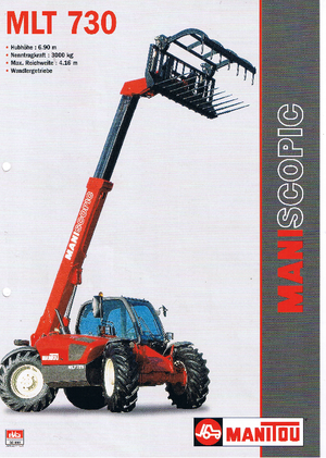 Телескопічні навантажувачі Manitou MLT 730 T
