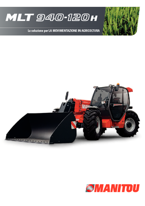 Телескопічні навантажувачі Manitou MLT 940-120 H LSU