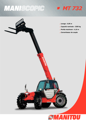 Телескопічні навантажувачі Manitou MT 732