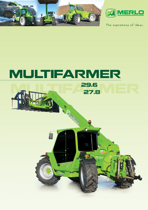 Телескопічні навантажувачі Merlo Multifarmer 29.6