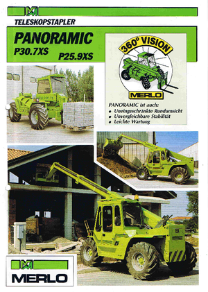 Телескопічні навантажувачі Merlo P 30.7 XS