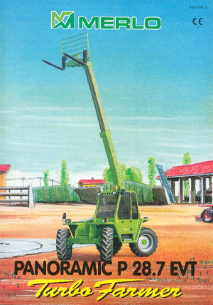 Телескопічні навантажувачі Merlo P 28.7 EVT
