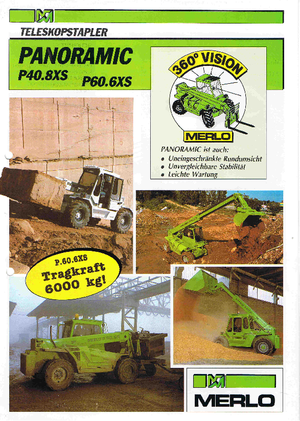 Телескопічні навантажувачі Merlo P 60.6 XS