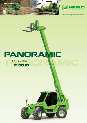 Телескопічні навантажувачі Merlo Panoramic P 72.10