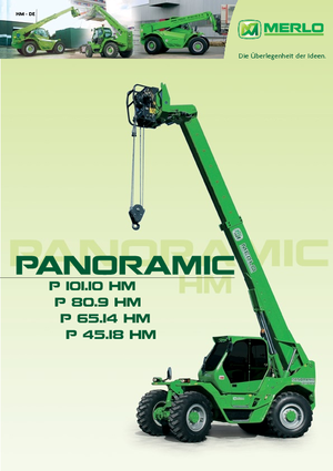 Телескопічні навантажувачі Merlo Panoramic P 65.14 HM