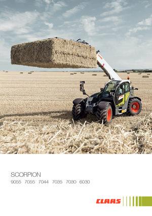 Телескопічні навантажувачі Claas Scorpion 7044