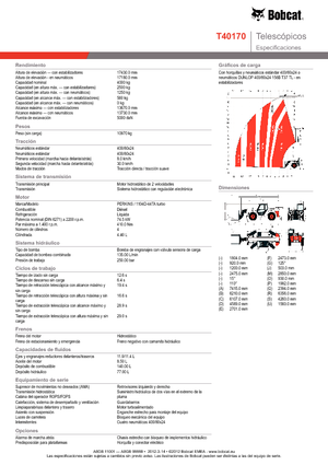 Телескопічні навантажувачі Bobcat T 40170