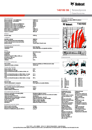Телескопічні навантажувачі Bobcat T40180 IIIB