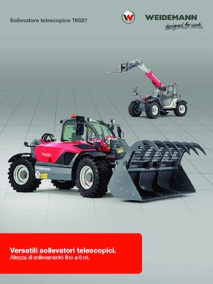 Телескопічні навантажувачі Weidemann T6027