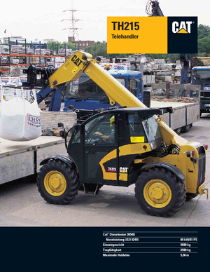 Телескопічні навантажувачі Caterpillar TH215