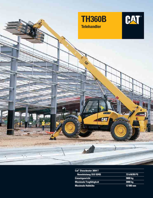 Телескопічні навантажувачі Caterpillar TH360B