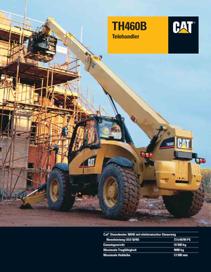 Телескопічні навантажувачі Caterpillar TH 460 B