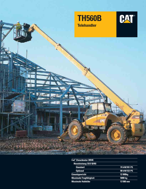 Телескопічні навантажувачі Caterpillar TH 560 B