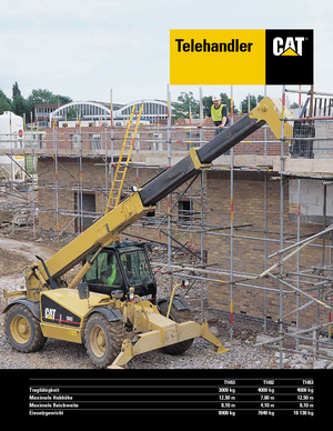 Телескопічні навантажувачі Caterpillar TH 63