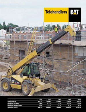 Телескопічні навантажувачі Caterpillar TH 63