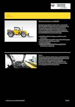 Телескопічні навантажувачі Wacker Neuson TH955