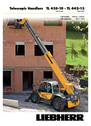 Телескопічні навантажувачі Liebherr TL 442-13