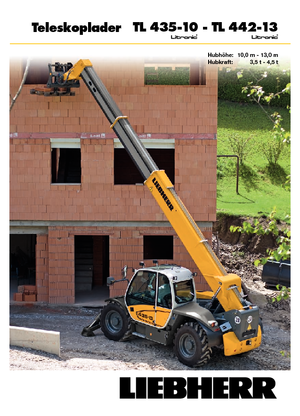 Телескопічні навантажувачі Liebherr TL 442-13