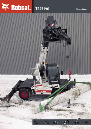 Телескопічні навантажувачі з верхньою будовою Bobcat TR45190