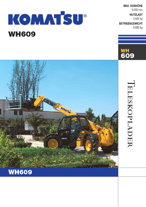 Телескопічні навантажувачі Komatsu WH609