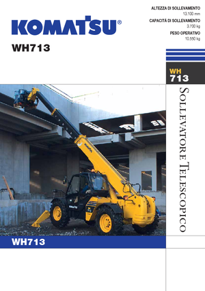 Телескопічні навантажувачі Komatsu WH713