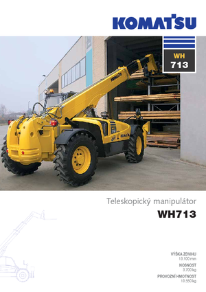 Телескопічні навантажувачі Komatsu WH713