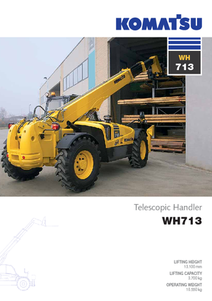Телескопічні навантажувачі Komatsu WH713